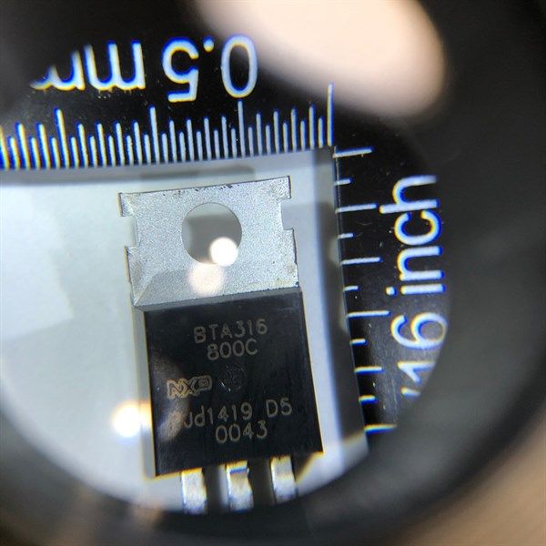 Túi 5 chiếc Triac BTA316-800C BTA316 16A 800V TO-220 Mới Chính Hãng 10