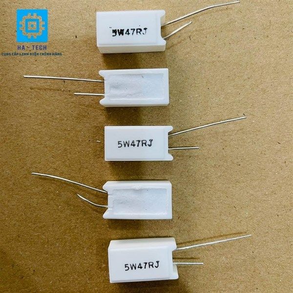 Trở Sứ 5W 47R Dáng đứng chính hãng