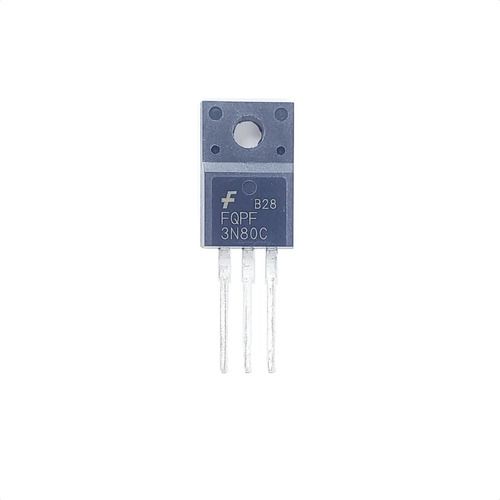 IC Mosfet kênh N 3N80C FQPF3N80C 3A 800V TO-220F chính hãng Fairchild