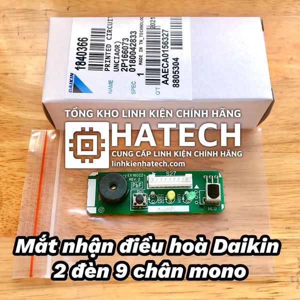 Mạch mắt nhận điều hòa Daikin 2 đèn 9 chân mono có hộp hàng chuẩn