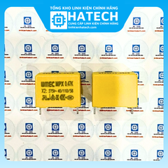 TÚI 5 CHIẾC Linh Kiện Chuyên Dụng Tụ Kẹo Vàng 474K 0.47uF 0.47K 275V WMEC MPX x2 mới chính hãng