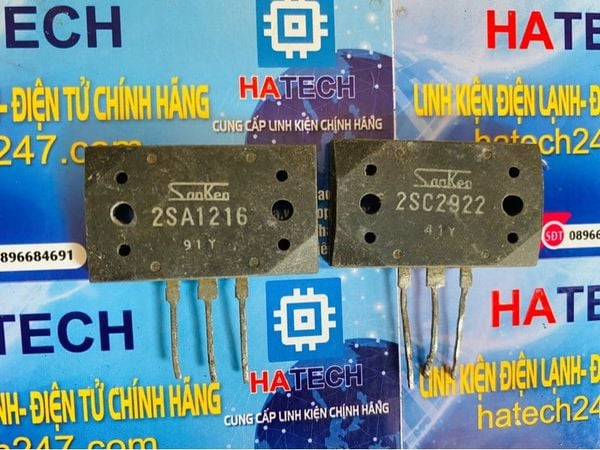 Cặp sò Tran Transistor Sanken 2SA1216 & 2SC2922 2SA1216 2SC2922 SA1216