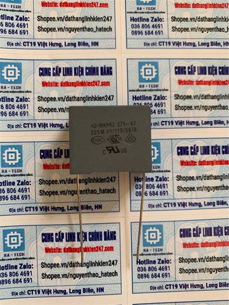 X2 225K 26.3*21.5*12 SR PASSIVES - Capacitor: Polypropylene | 2.2uF - Foto 6