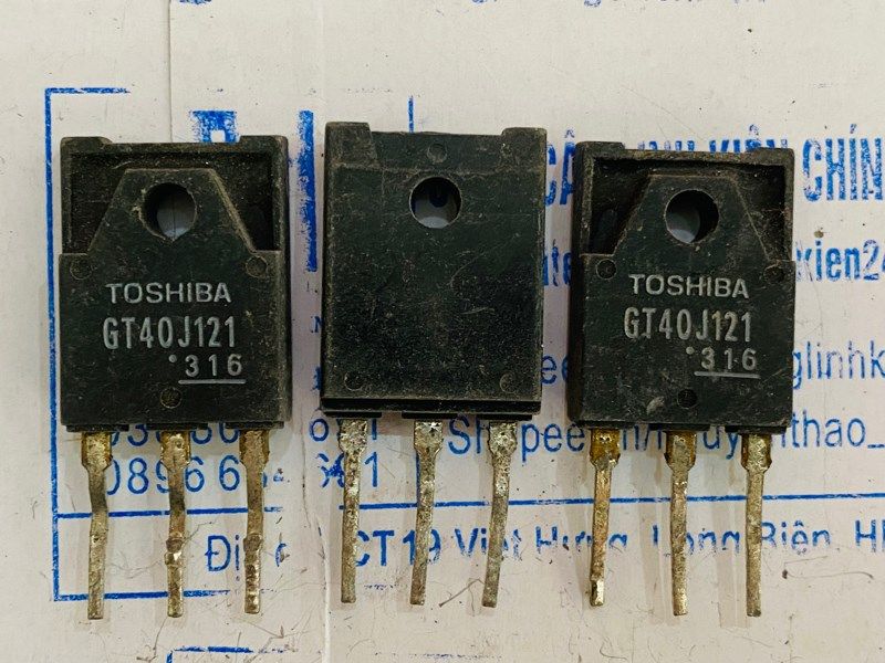 Túi 02 chiếc IGBT N-CHANNEL GT40J121 40J121 TO-3P 40A 600V Tháo Máy
