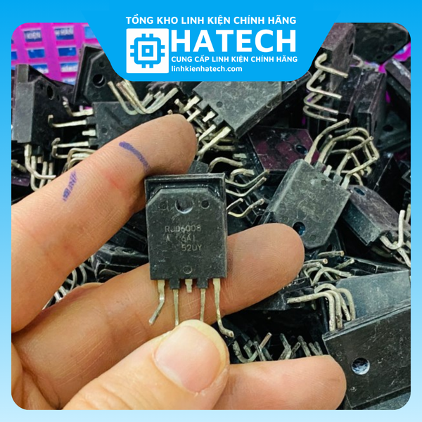 IGBT N-CHANNEL RJQ6008 6008 10A 600V TO-3P Tháo Máy