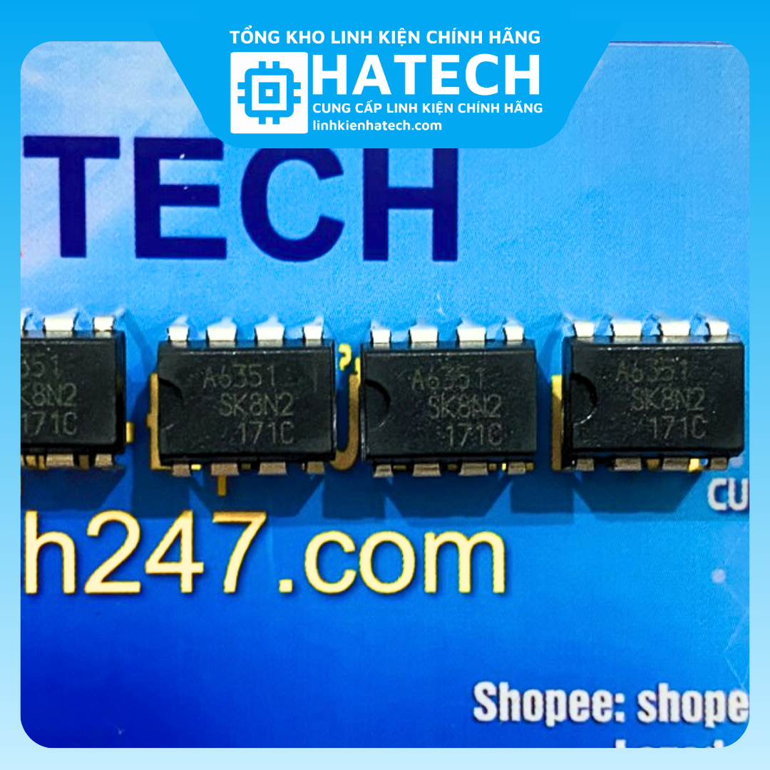 IC Nguồn STR-A6351 A6351 6351 DIP-8 Mới Chính Hãng 100%
