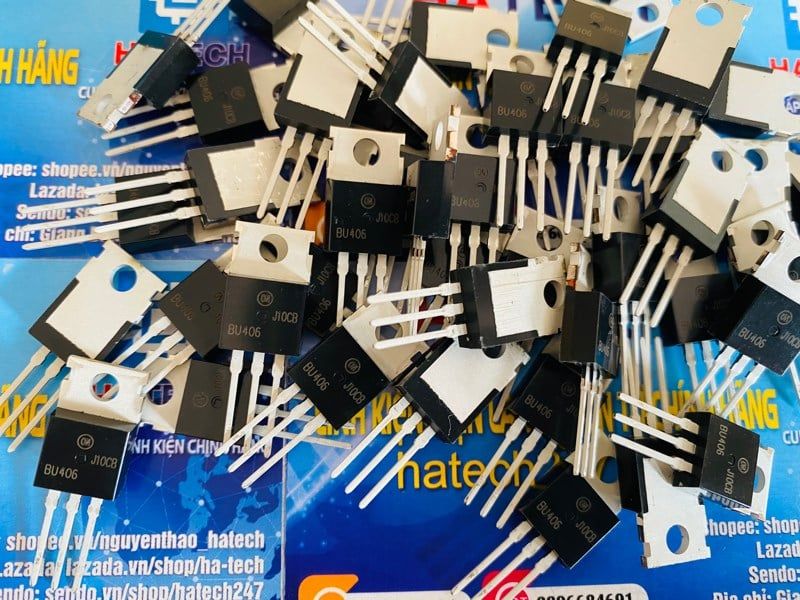 Transistor BU406 TO-220 200V 7A NPN