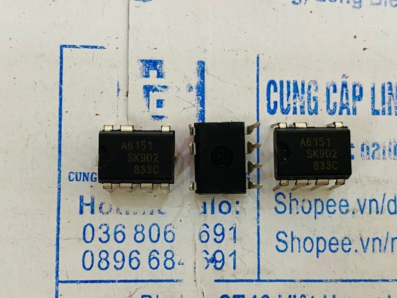 Linh Kiện IC Nguồn chính hãng STR-A6151 A6151 6151 DIP-7 Mới Chính Hãng 100%