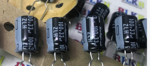 Linh Kiện Chuyên Dụng Tụ hoá 100V 33uF 8x11 SAĂMHA hoặc nichicon mới chính hãng