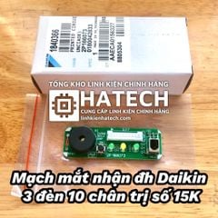 Mạch mắt nhận điều hòa Daikin 3 đèn 10 chân trị số 15K 2P166073 có hộp hàng chuẩn