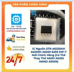 Linh kiện IC Nguồn chính hãng STR-A6259AH A6259H A6259 6259 DIP-7 Mới Chính Hãng (Có Thể Thay Thế A6251 A6252 A6062 A6053 A6059)