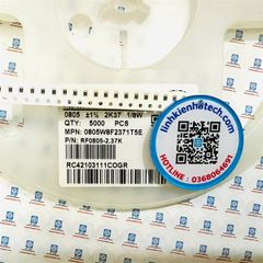 2K37 Trở Dán 0805 1/8W 1% 50 Con