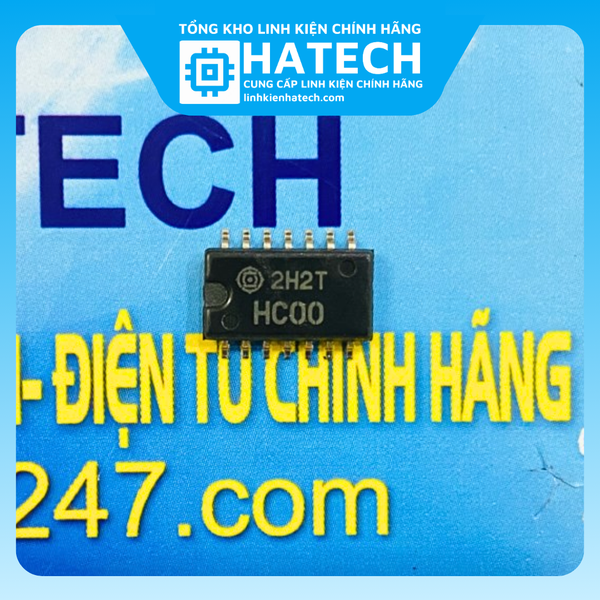IC Logic SN74HC00AN 74HC00 HC00A TSOP-14 5.2mm Mới Chính Hãng (Dán To)