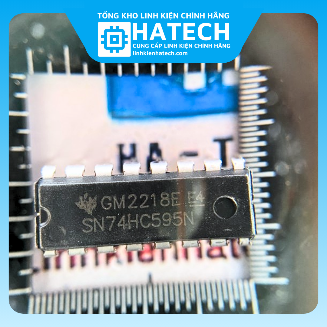5x 74HCT595N 74HCT595 DIP-16 IC Chips - New Old Stock