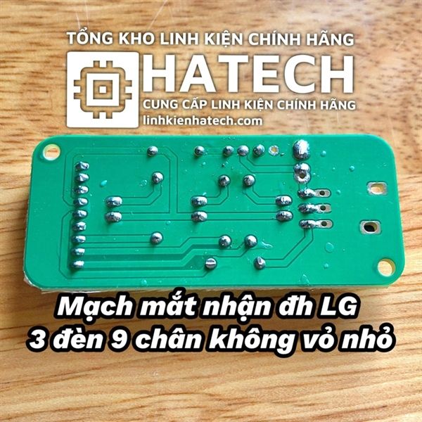 Mạch mắt nhận điều hòa LG 3 đèn 9 chân không vỏ nhỏ chuẩn hãng
