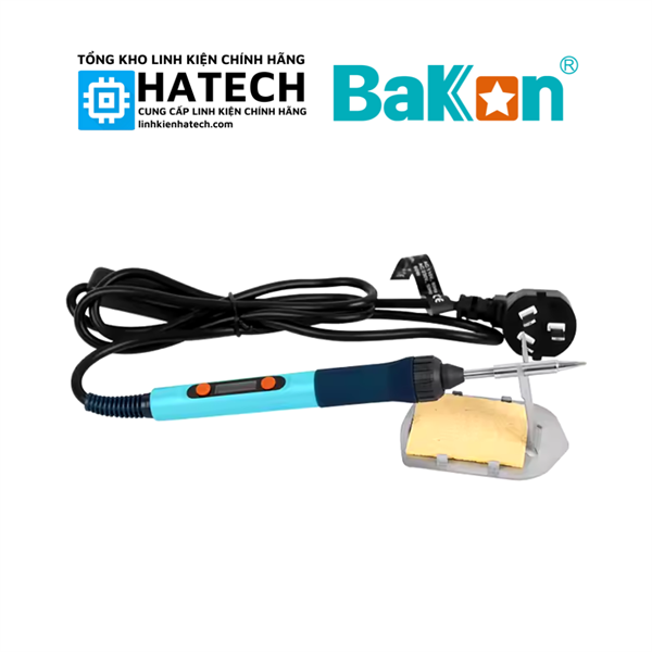 Tay Hàn Bakon BK606 90W max 230VAC Điều Chỉnh Nhiệt Có Màn Hình Hiển Thị 180-480°C