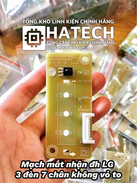 Mạch mắt nhận điều hòa LG 3 đèn 7 chân không vỏ to hàng chuẩn