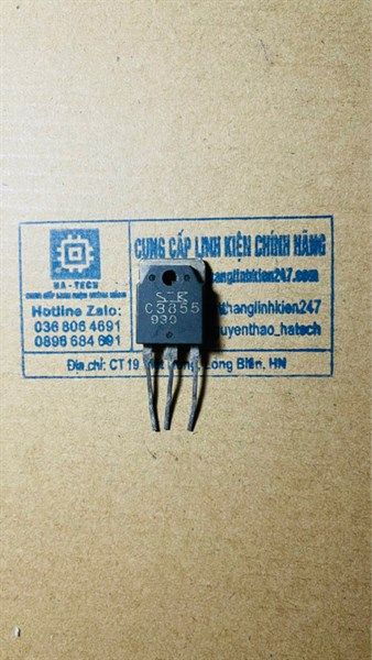 Transistor SANKEN 2SC3855 (C3855) - Boîtier TO-3P - Neuf Sous Emballage D'origine