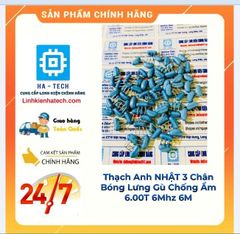 Linh Kiện Chuyên Dụng Thạch Anh NHẬT 3 Chân Bóng Lưng Gù Chống Ẩm 6.00T 6Mhz 6M
