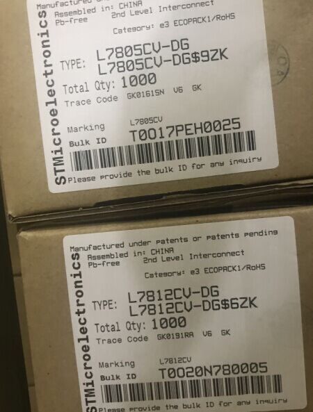 Linh kiện IC Nguồn chính hãng L7805CV L7805 7805 TO-220 Mới Chính Hãng