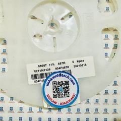 Điện trở dán 0805 487R 1% 1/8W chính hãng dây 50c