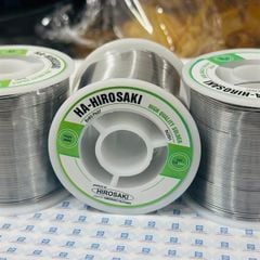 Thiếc hàn HA-HIROSAKI loại 0.5kg 0.8mm - Chất Lượng Thiếc Nhật Hirosaki Xịn Sn63 Pb37