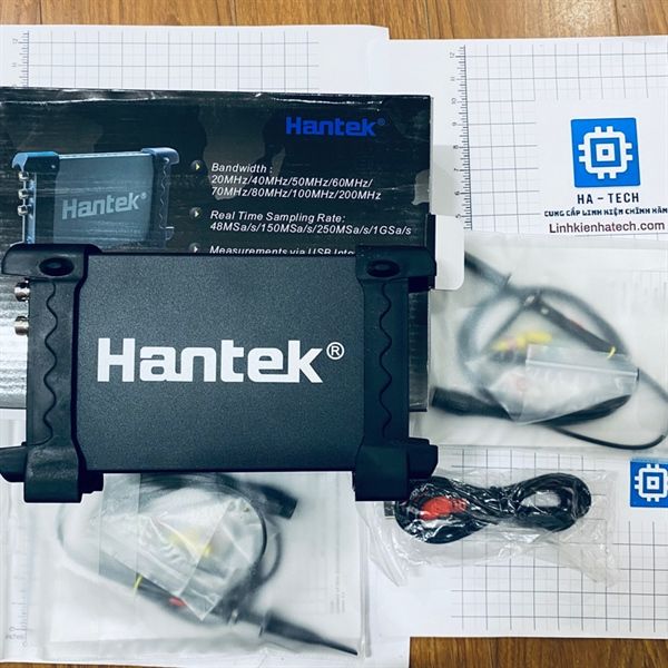 Máy hiện sóng PC Oscilloscope Hantek 6022BE đo xung ô tô