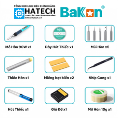 Bộ Dụng Cụ Hàn Bakon 13 Trong 1 BK606A 90W