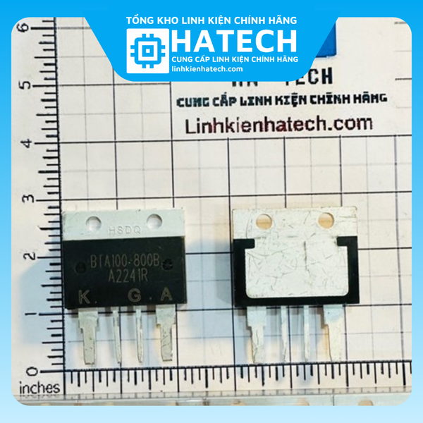 Linh kiện Chuyên Dụng Triac 100A 800V BTA100-800B ST TOP4 mới chính hãng HSDQ OEM