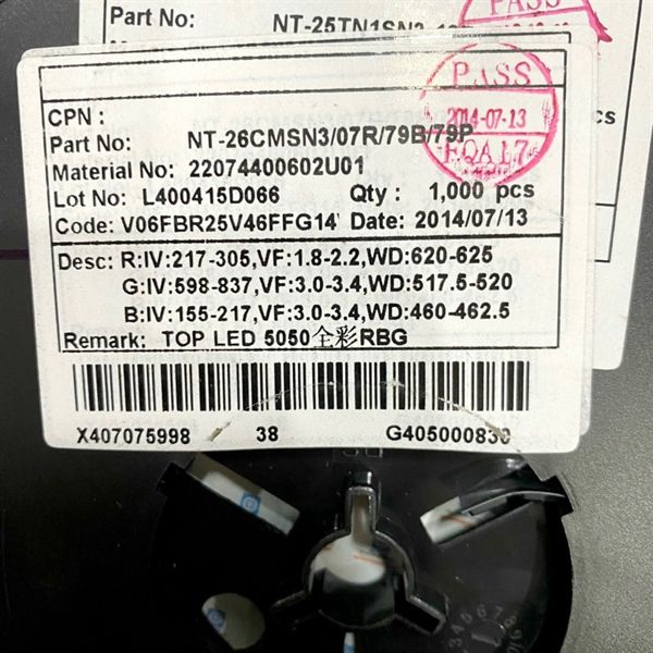 Linh Kiện Chuyên Dụng Led RGB 5050 SMD dán 5x5x1.5mm dây 20 chiếc