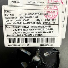 Linh Kiện Chuyên Dụng Led RGB 5050 SMD dán 5x5x1.5mm dây 20 chiếc