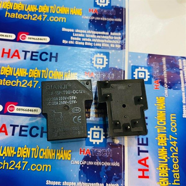 Relay JQX-15F 15F (T90) 12VDC T90 30A chính hãng