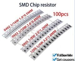 Sách điện trở 0402 1% 170 loại
