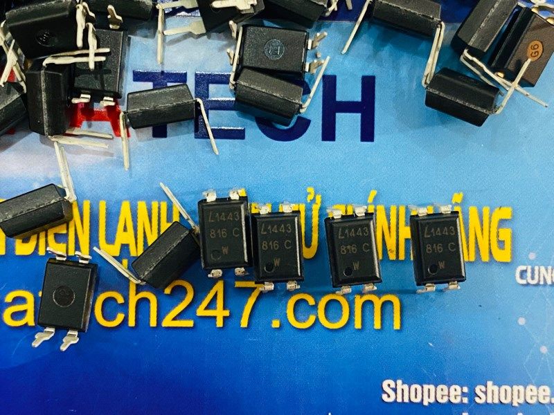 Linh Kiện Chuyên Dụng Photo Quang Cắm (Opto) PC816C LTV816C 816C DIP-4 Mới Chính Hãng 100%