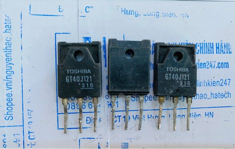 Túi 02 chiếc IGBT N-CHANNEL GT40J121 40J121 TO-3P 40A 600V Tháo Máy