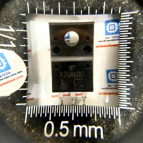 Linh Kiện Chuyên Dụng IC Mosfet kênh N K20A60U TK20A60U TO-220F chính hãng Toshiba