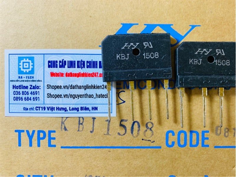 D15XB80 KBJ1508 diode cầu 15A 800V