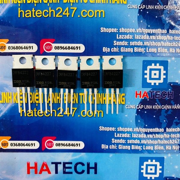 Linh Kiện IRFB4227 4227 MOSFET N-CH 200V 65A TO-220 mới chính hãng