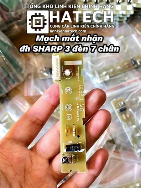 Mạch mắt nhận điều hòa Sharp 3 đèn 7 chân hàng chuẩn