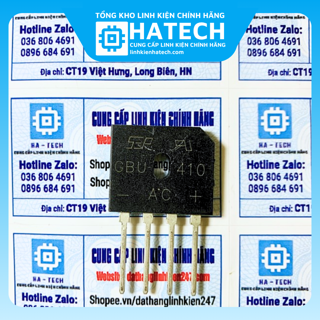 Garosa Raddrizzatore A Ponte DB107S 1A 1000V - 10 Pezzi Diodi Per Alimentatori E Circuiti Elettronici