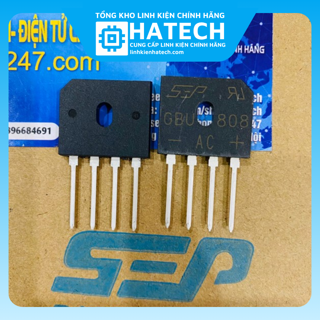 Diode cầu GBU808 8A 800V chính hãng