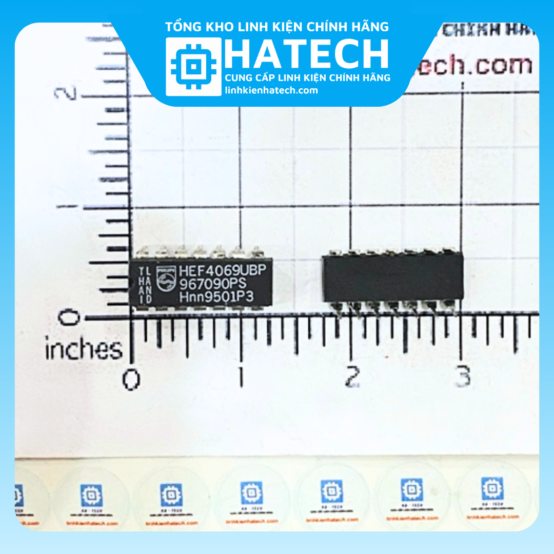 10-Pack HEF4069UBP DIP-14 Hex Inverter IC Chips – HEF4069BP, CD4069BE – ICmarket2009