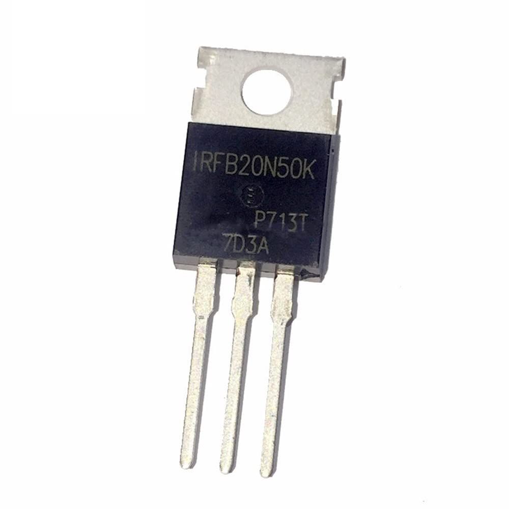 Reland Sun 5 Stück IRFB20N50K MOSFET Transistoren TO-220 Gehäuse – Ersatzbauteil 20N50