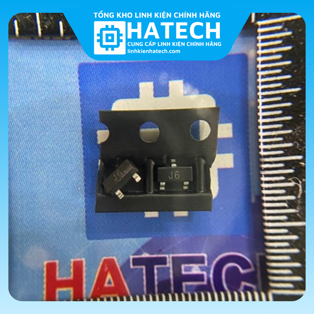 Transistor dán NPN J6 S9014 9014 0.1A 45V SOT23 túi 50 chiếc