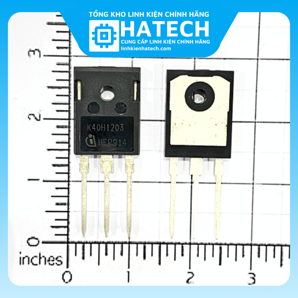 Linh Kiện Chuyên Dụng K40H1203 IKW40N120H3 IGBT 40A 1200V TO-247 mới chính hãng