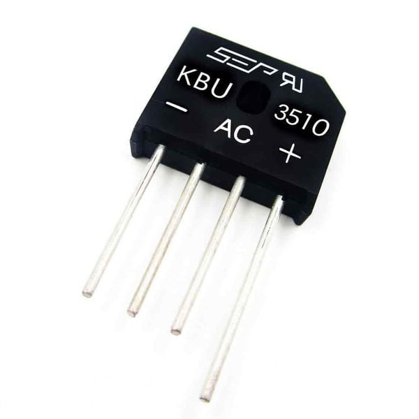 CẦU DI ỐT 35A CẦU CHỈNH LƯU 35A KBU3510 35A 1000V CẦU DIODE