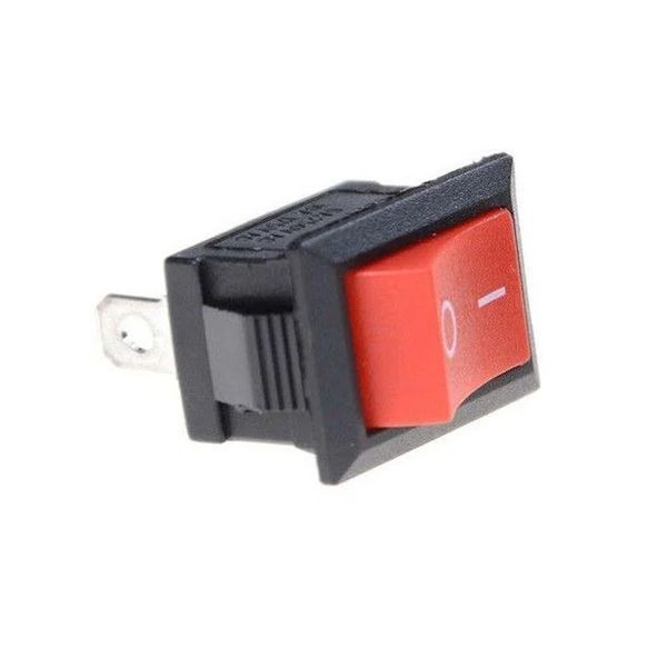 10pcs KCD1-101 2 Pin Boat Car Black Rocker Switch ON-OFF 6A/250VAC 10A