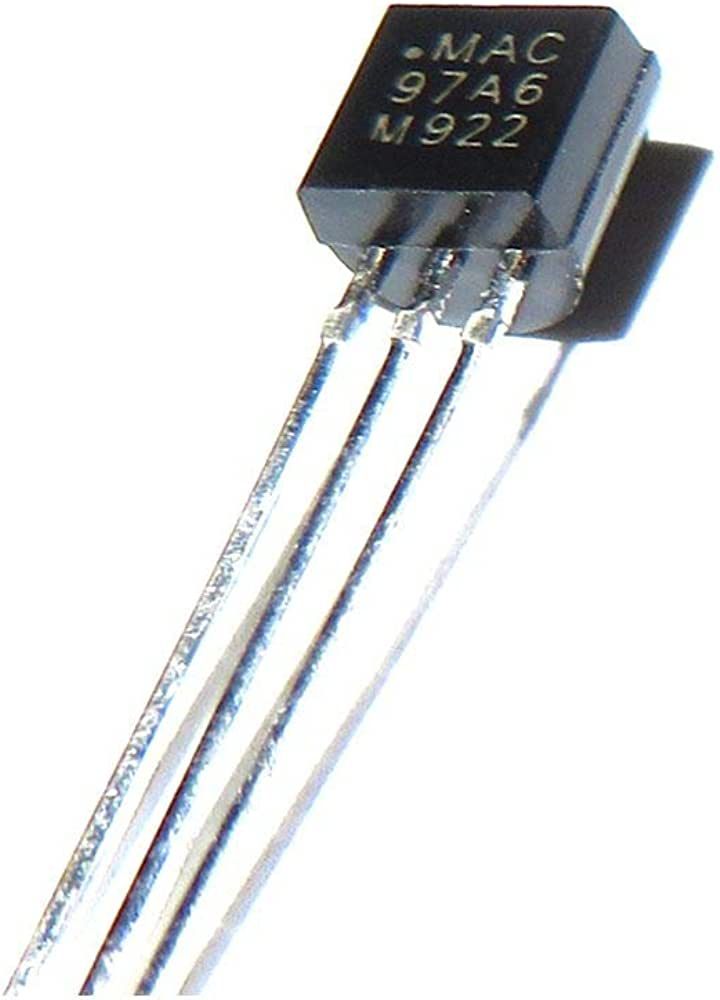 Linh kiện Triac MAC97A6 0.8A 400V TO-92