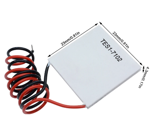 Modulo di raffreddamento termoelettrico industriale TEM1-12703 con piastra in alluminio Peltier