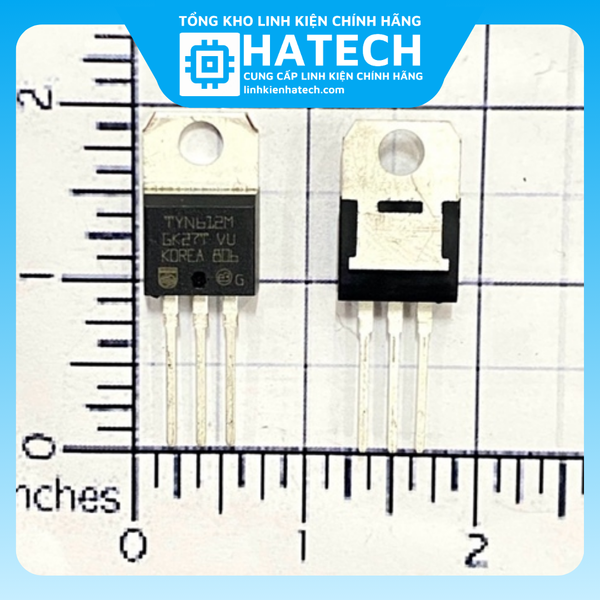 Linh Kiện Chuyên Dụng TYN612, TYN612SCR, TYN612MRG Thyristor 12A/600V TO-220-3